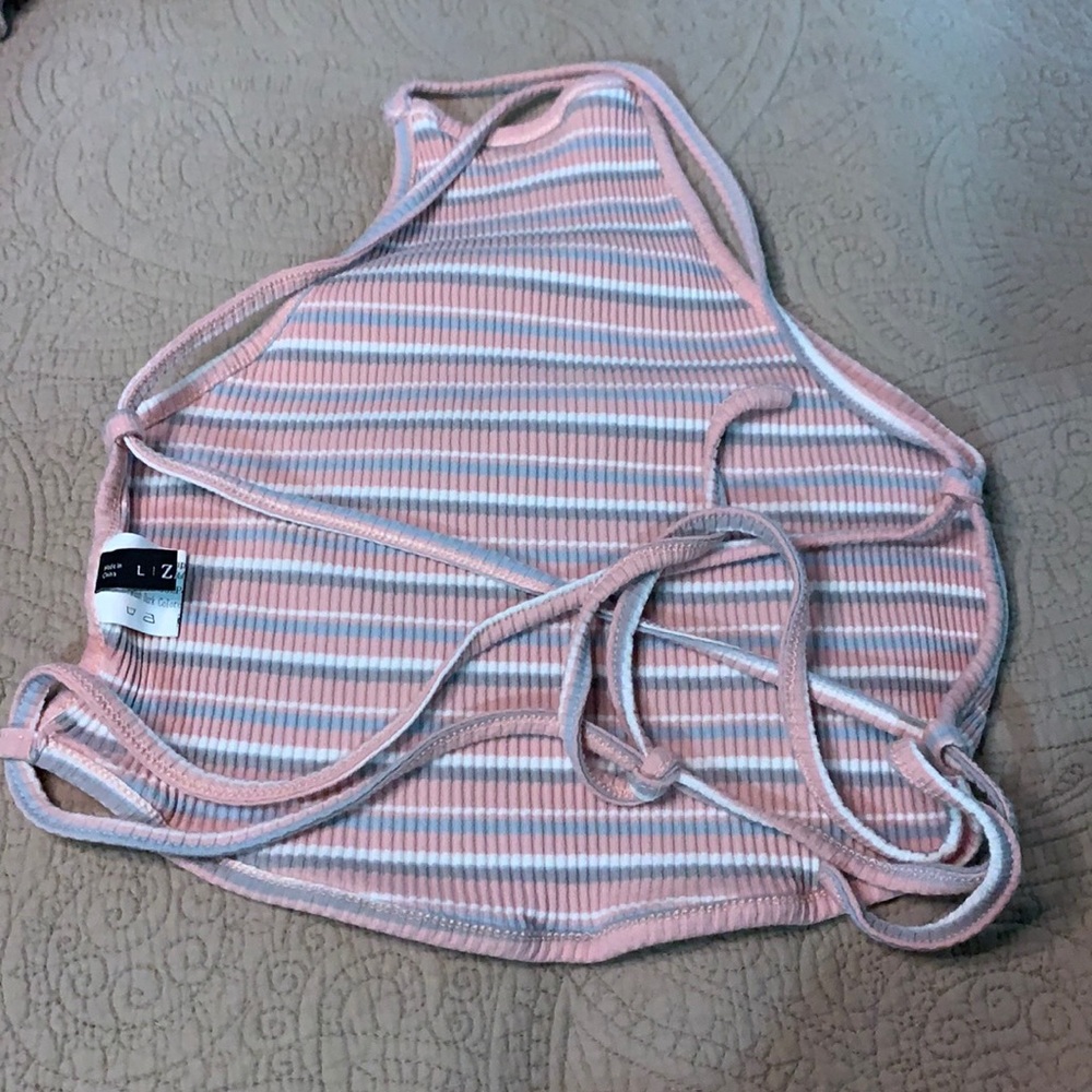 Striped Cropped Cami - Picture 6 of 6